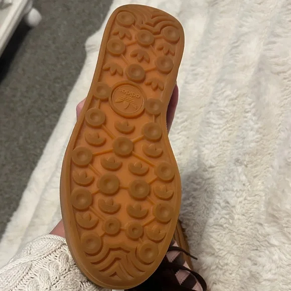 Adidas Women's Chocolate and Blush Sneakers gazelle bold - Picture 5 of 6